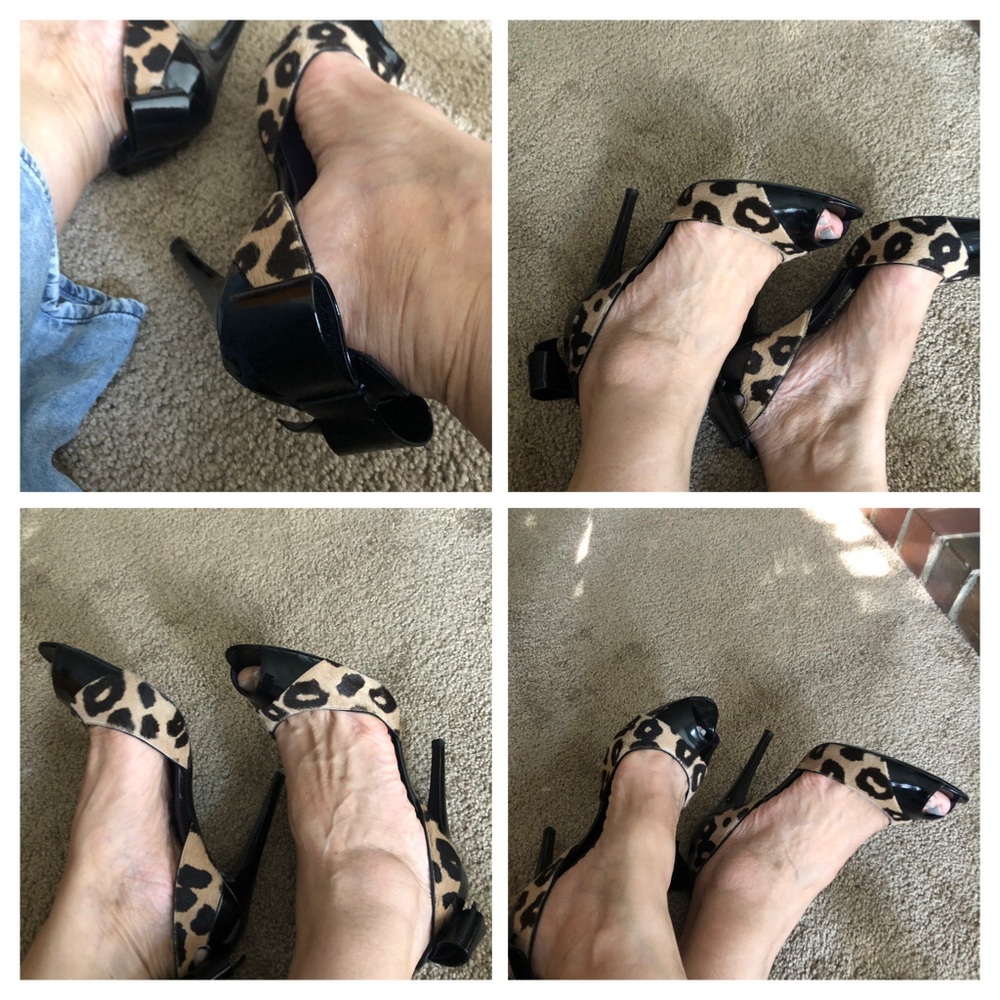 SERGIO ROSSI PEEP TOE PUMP WITH HEELS - Picture 4 of 9